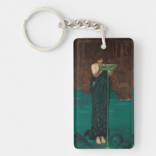 Circe Invidiosa John William Waterhouse Key Ring