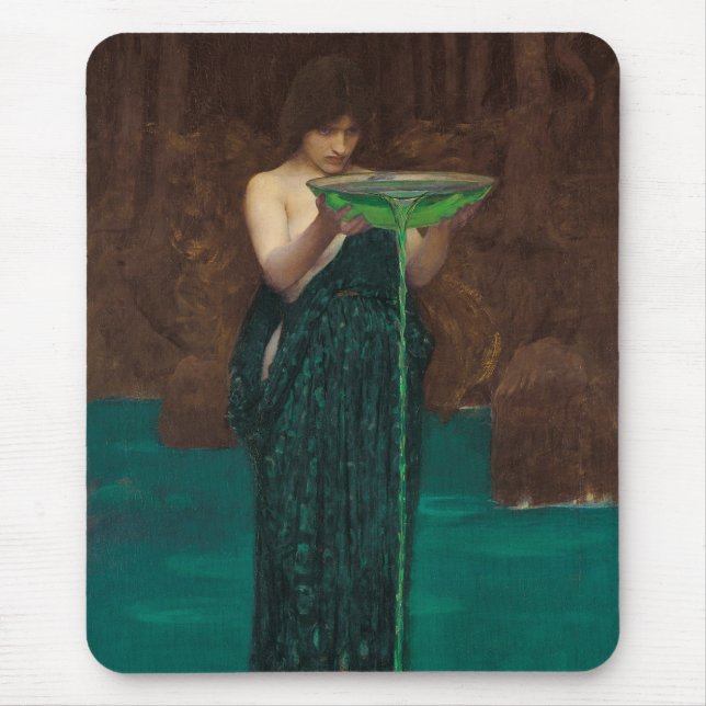 Circe Invidiosa Waterhouse Fine Art Mouse Mat (Front)