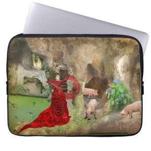 Circe na Quinta da Regaleira Laptop Sleeve