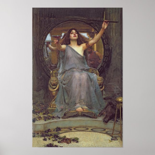 Circe Offering the Cup John William Waterhouse  Poster (Front)