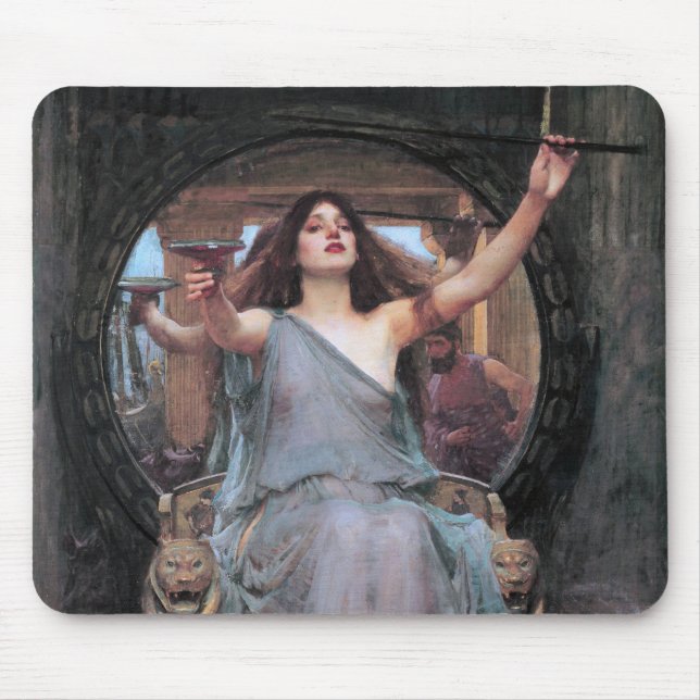 Circe Offering the Cup to Odysseus, Waterhouse Mouse Mat (Front)