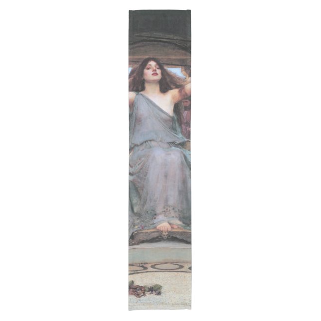 Circe Offering the Cup to Odysseus, Waterhouse Short Table Runner (Front)