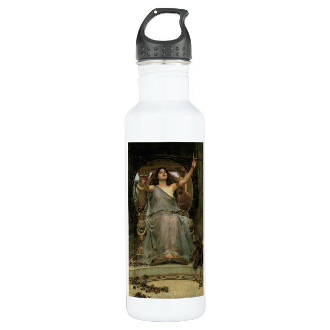 Circe Offering the Cup to Ulysses by JW Waterhouse 710 Ml Water Bottle (Front)