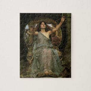 Circe Offering the Cup to Ulysses by JW Waterhouse Jigsaw Puzzle