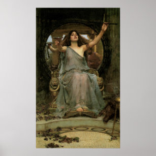 Circe Offering the Cup to Ulysses by JW Waterhouse Poster