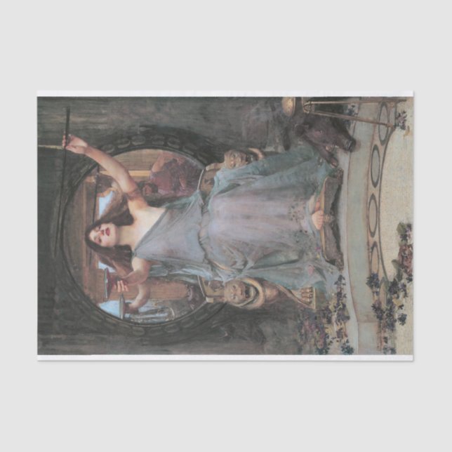 Circe Offering the Cup to Ulysses Decoupage Tissue Paper (Front)