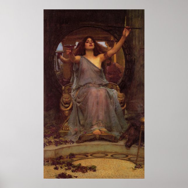 Circe Offering the Cup to Ulysses Poster (Front)