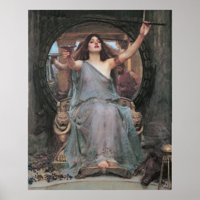 Circe Offering the Cup to Ulysses Poster (Front)