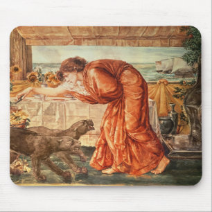 Circe Pouring Poison into a Vase Mouse Mat