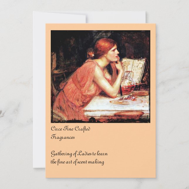 Circe Sorceress and Potions Invitation (Front)