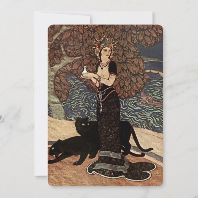 “Circe the Enchantress” by Edmund Dulac Invitation (Front)