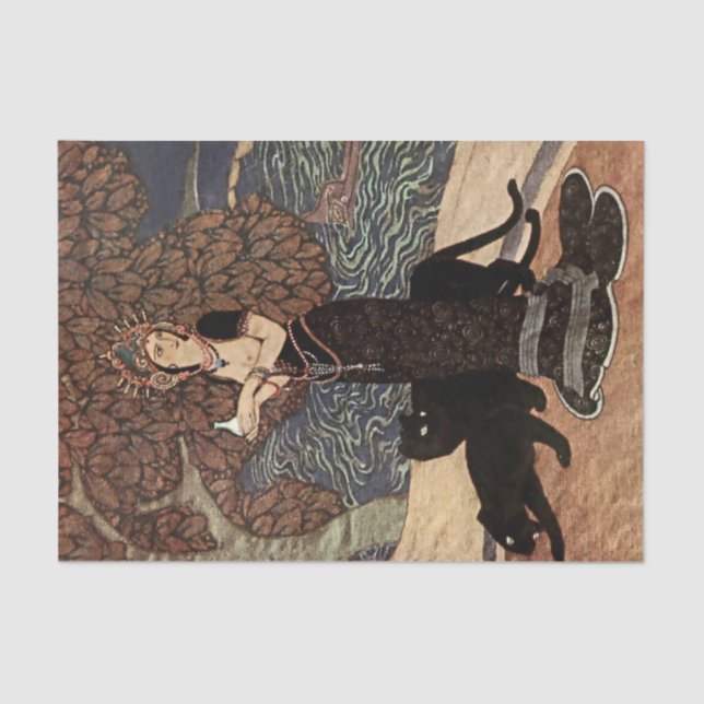 “Circe the Enchantress” by Edmund Dulac Tissue Paper (Front)