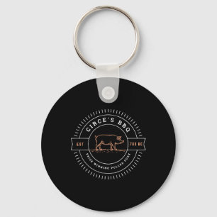 Circe's Bbq Funny Greek Mythology 1 Key Ring