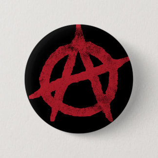 'circle a' anarchy symbol 6 cm round badge