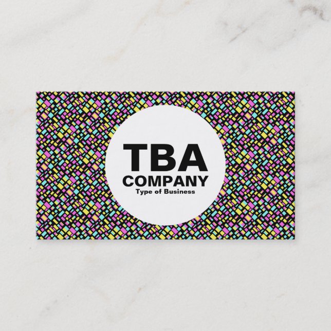Circle - Abstract Colours Business Card (Front)