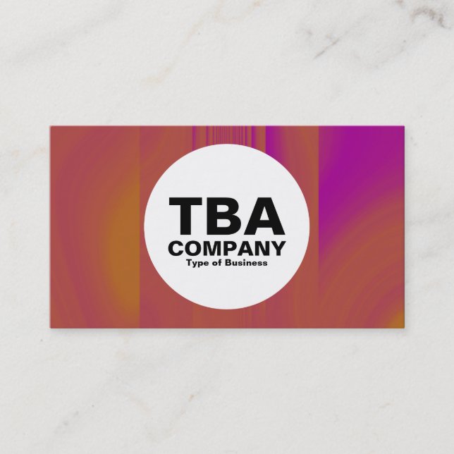 Circle - Abstract Texture Business Card (Front)