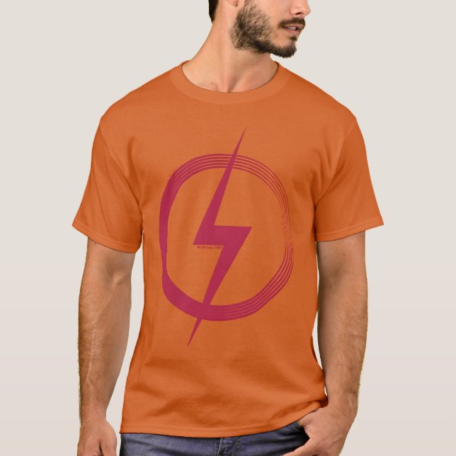 Circle and Lightning Bolt vintage T-Shirt (Front)