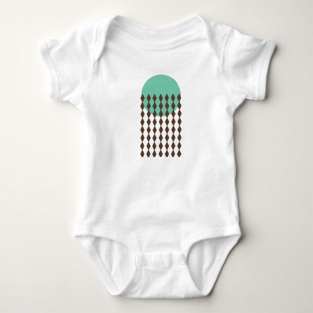 Circle Art Baby Bodysuit (Front)