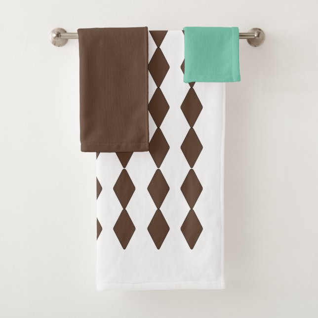 Circle Art Bath Towel Set (Insitu)