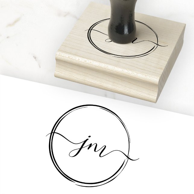  Circle-Art,Monogram, Handwriting Stamp (Creator Uploaded)