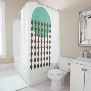 Circle Art Shower Curtain