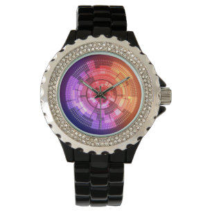Circle Binary Code Watch