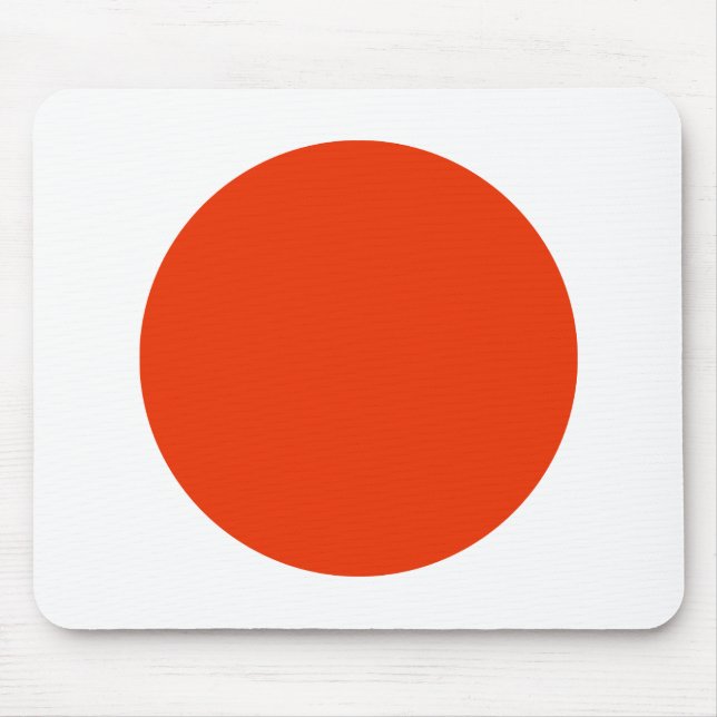 Circle - Brick with White Mouse Mat (Front)