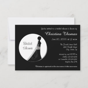 Circle Bride - 3x5 Bridal Shower Invitation