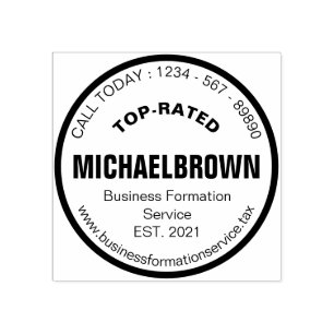 Circle Business Formation Registry Agent Rubber Stamp