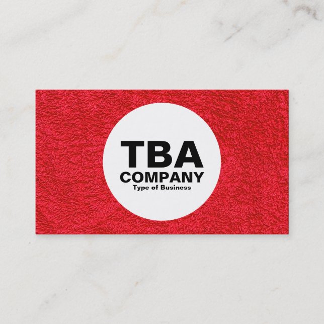 Circle - Carpet 01 Business Card (Front)