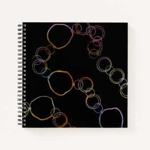 Circle Chain Rainbow Notebook