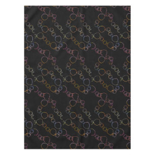 Circle Chain Rainbow Tablecloth