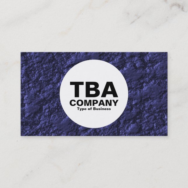 Circle - Coal Business Card (Front)