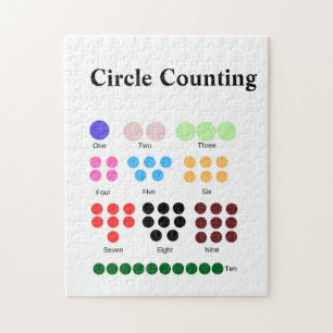 Circle countingschool teacher kids chart editable jigsaw puzzle