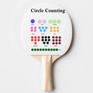 Circle countingschool teacher kids chart editable ping pong paddle