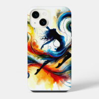 Circle Dance Girl iPhone 14 Case