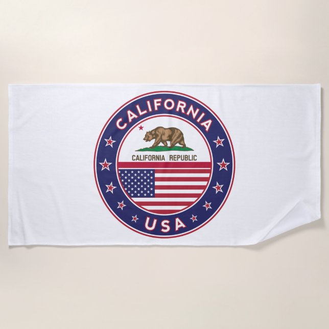 circle design, beach towel (Front)