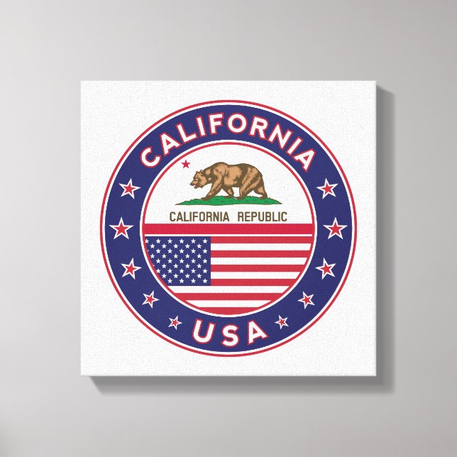 circle design, canvas print (Front)