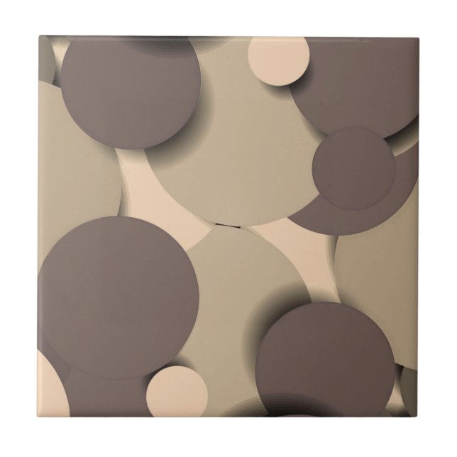 Circle Design Neutrals Tile (Front)