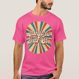 Circle Design Sanford Proud Name Birthday 70s 80s  T-Shirt