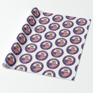 circle design, wrapping paper