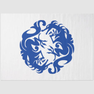 circle dragons tissue paper