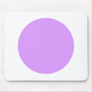 Circle - Easter Purple on White Mouse Mat