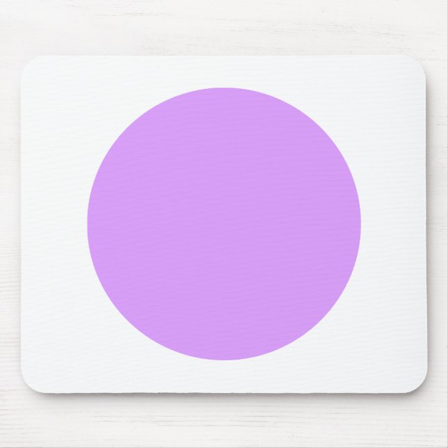 Circle - Easter Purple on White Mouse Mat (Front)