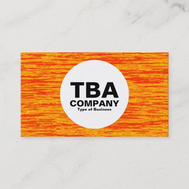 Circle - Fire Water Business Card (Front)