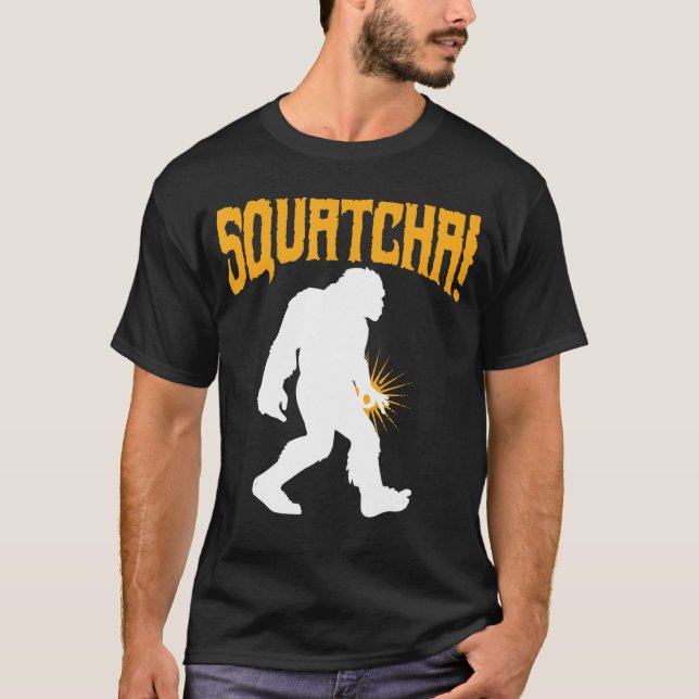 Circle Game Meme Sasquatch Game Gotcha Ok Hand Sig T-Shirt (Front)