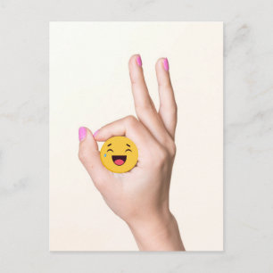 Circle Game Ok Got You Postcard