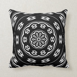 Circle Games: Blissful Black / Wonderful White Cushion