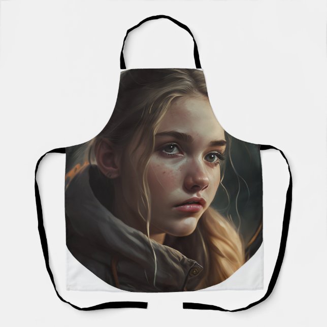 Circle girl apron (Front)