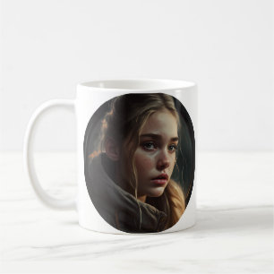 Circle girl coffee mug